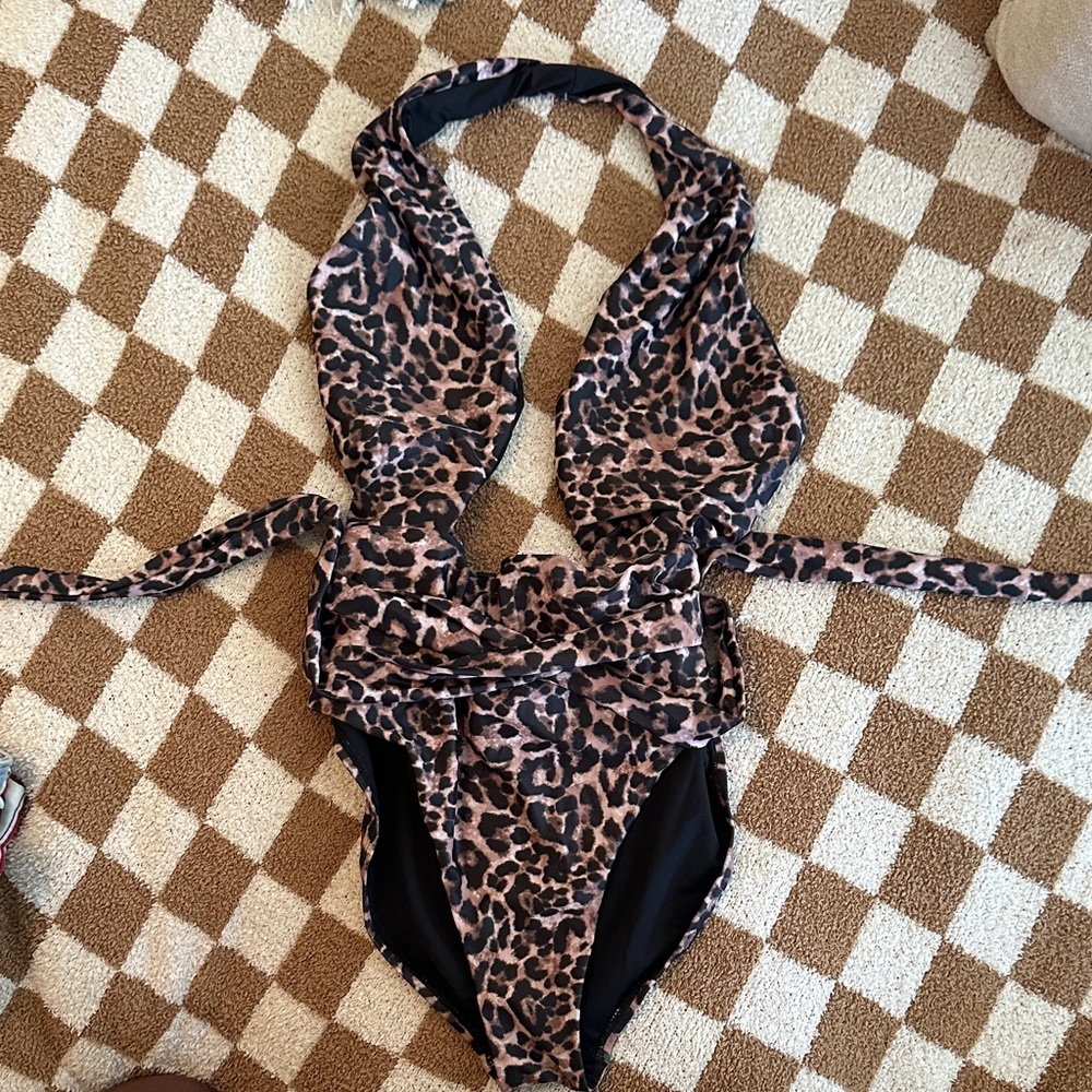 Vici Swim Animal Print Halter